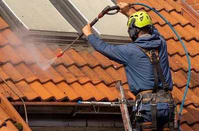 Démoussage et hydrofuge de toiture à Buré